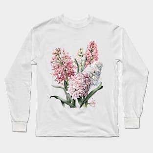 Floral Design Long Sleeve T-Shirt